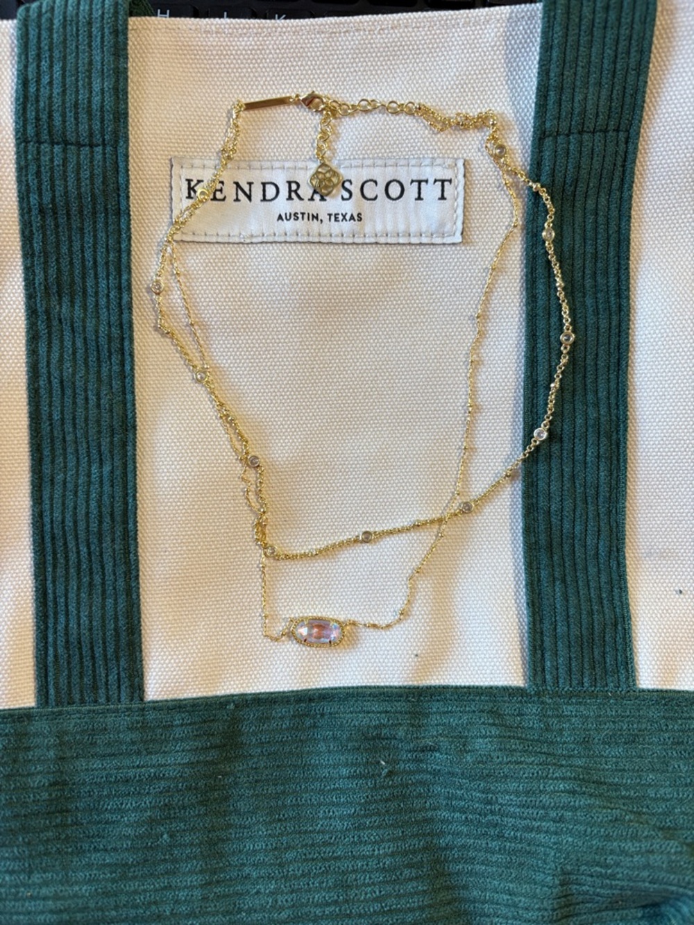 Kendra Scott Elisa Dichroic Multi Strand Necklace